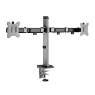 WHITE SHARK Stalak za monitor GMS-3205 Amenhotep II, stolni, do 32", za 2 monitora, sivi